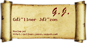 Göllner Jázon névjegykártya